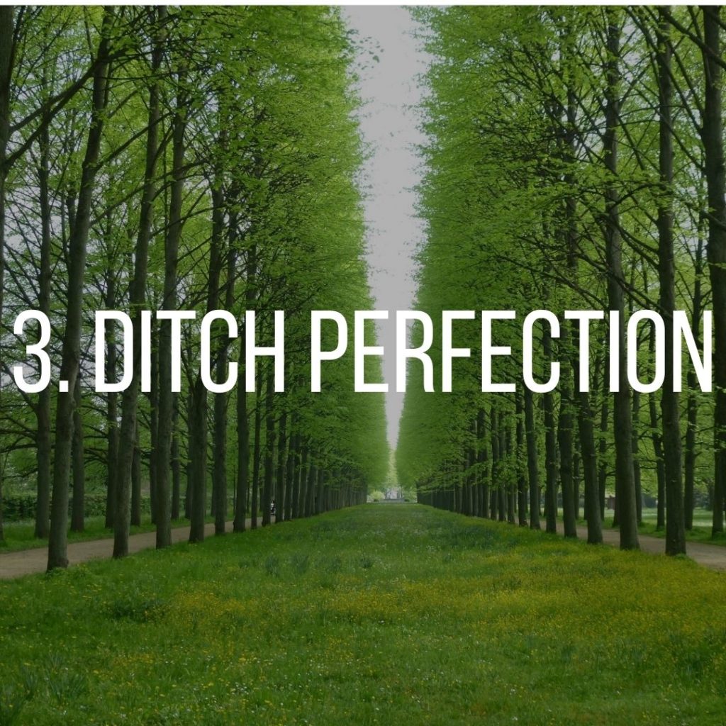 finding balance ditch perfection