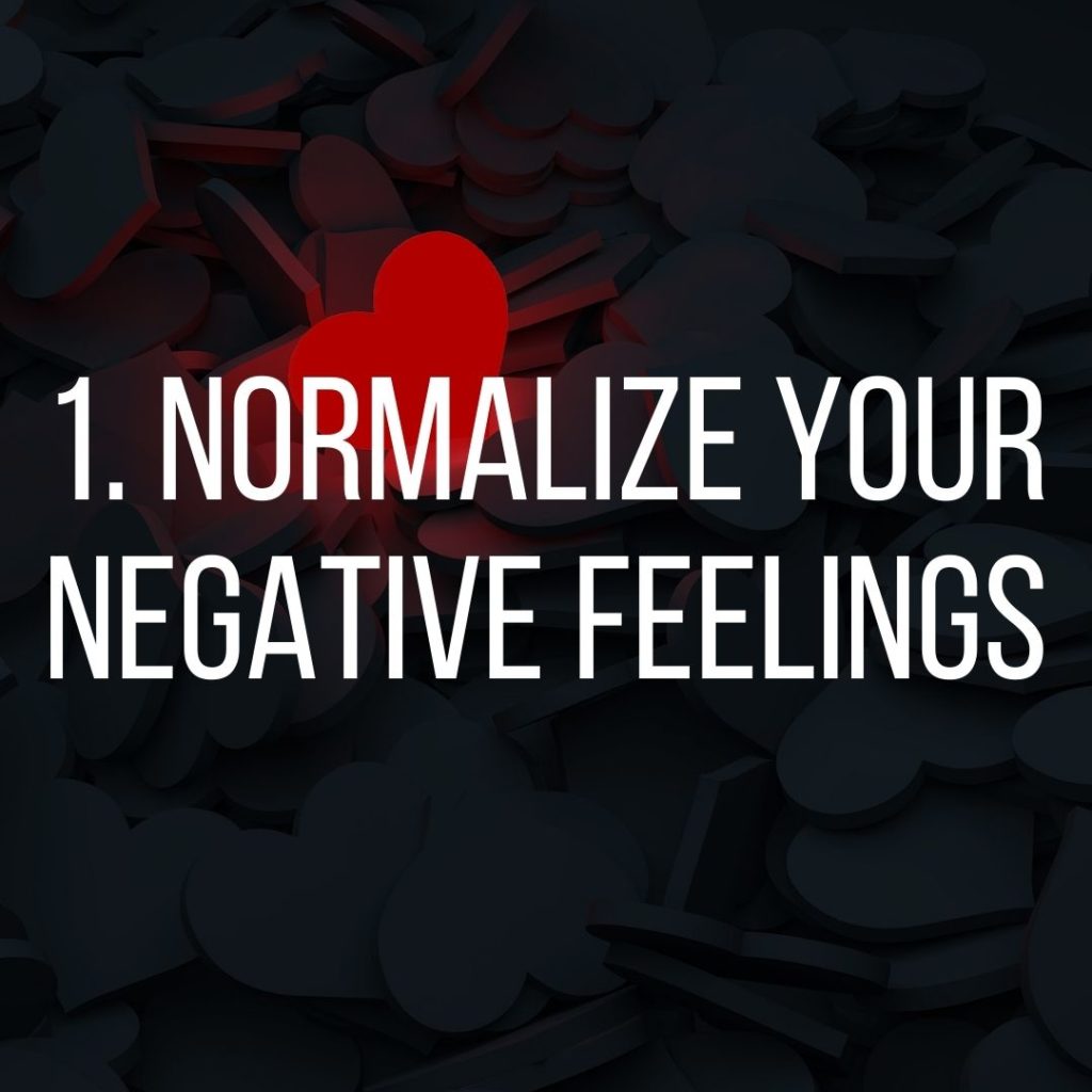 overcome imposter syndrome, normalise your negative feelings