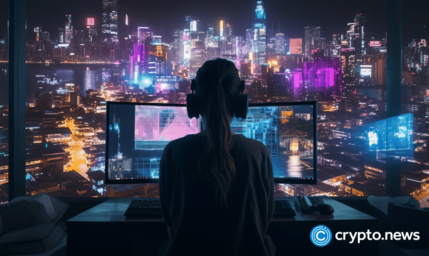 crypto gaming girl